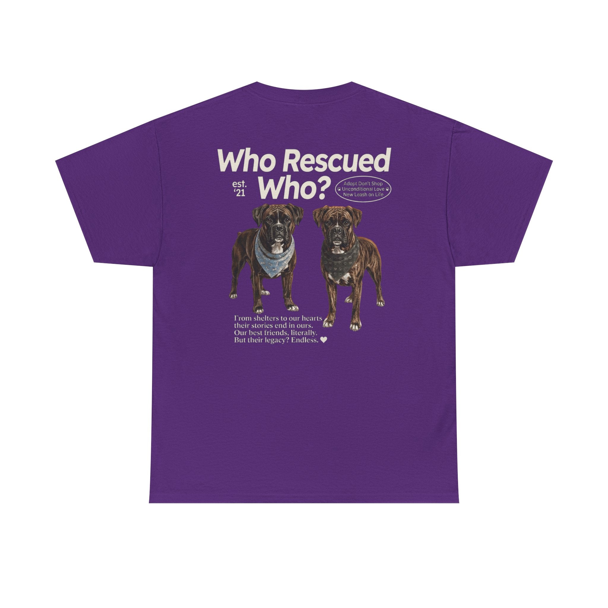 Boxer - Who Rescued Who? T-Shirt