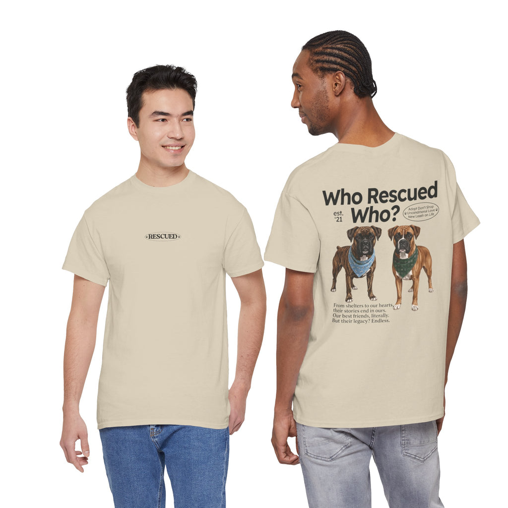 Boxer - Who Rescued Who? T-Shirt