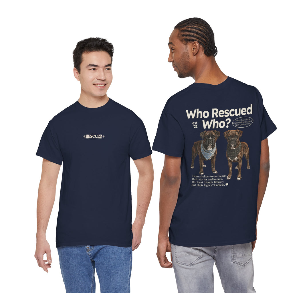 Boxer - Who Rescued Who? T-Shirt