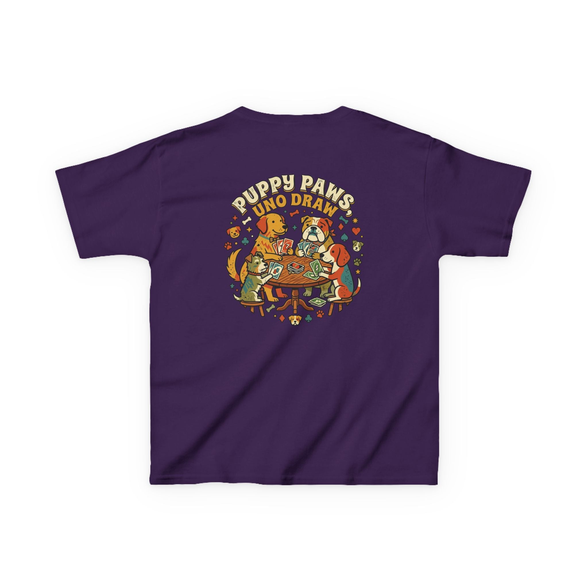 Kids 'Puppy Paws, Uno Draws' T-Shirt