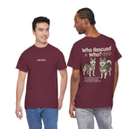 Husky - Who Rescued Who? T-Shirt