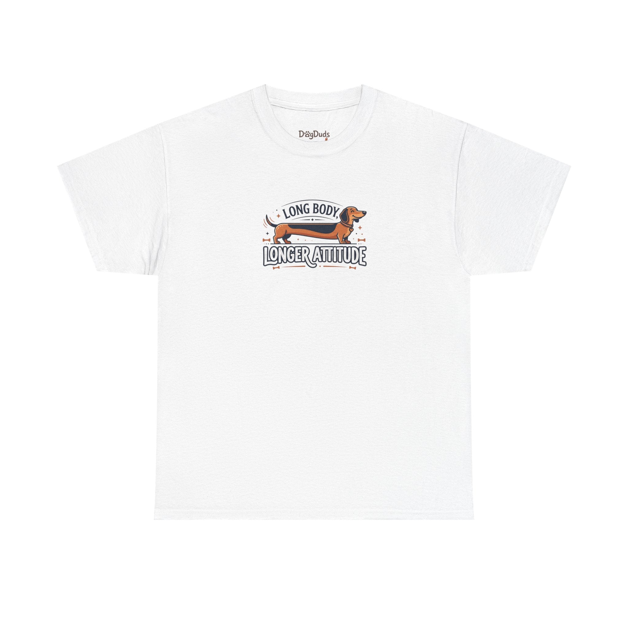 'Long Body, Longer Attitude' T-Shirt — Bold Statement Graphic Tee