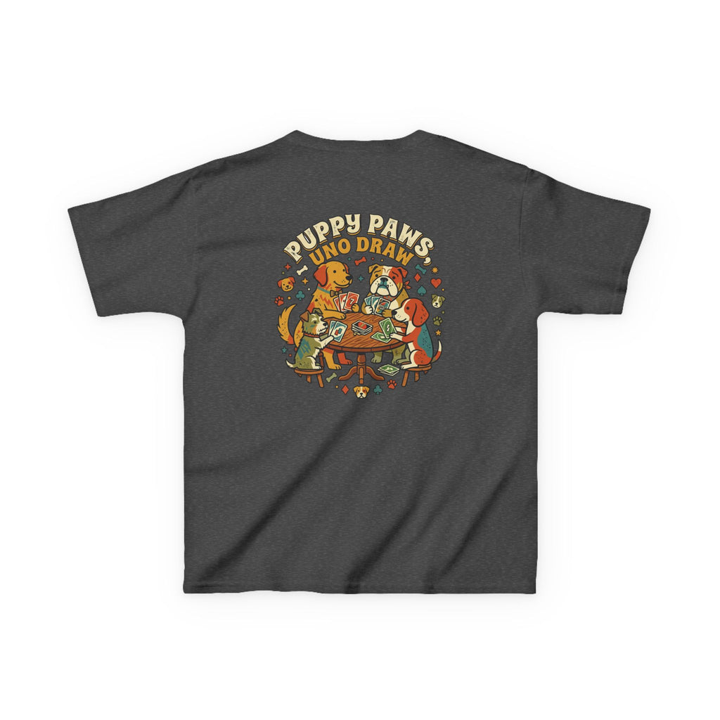 Kids 'Puppy Paws, Uno Draws' T-Shirt