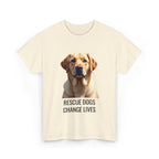 Rescue Labrador Retriever Unisex Heavy Cotton Tee 5